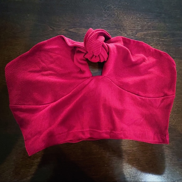 Red Crop Top - Picture 4 of 6